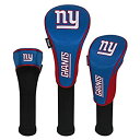 【中古】【輸入品・未使用】Team Effort New York Giants ドライバー フェアウェイ ハイブリッド ヘッドカバー 3点セット