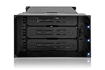 【中古】【輸入品・未使用】ICYDOCK MB830SP-B flexiDOCK 5.25"ベイx2 複数デバイス搭載用 3 x 3.5" SAS/SATA HDD エンクロージャー