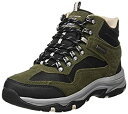 【中古】【輸入品・未使用】Skechers レディース リラックスフィット トレゴ アルパイントレイル ハイキングブーツ, オリーブ/ブラック, 6