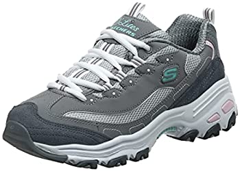 【中古】【輸入品・未使用】Skechers Women's D'Lites Sneaker, GYLP=Gray Light Pink, 6