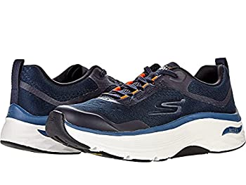 楽天スカイマーケットプラス【中古】【輸入品・未使用】Skechers Max Cushioning Arch Fit - 220196 Navy/Orange 10.5 EE - Wide