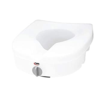 【中古】【輸入品・未使用】Carex E-Z Lock Raised Toilet Seat by Carex Health Brands
