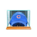 【中古】【輸入品・未使用】MLBキャップ/帽子 ガラスディスプレイケース ブラウン