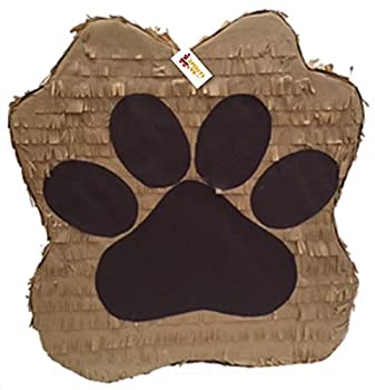 タン&ブラックPaw Print Pinata 19?" Tall