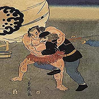 絵画 リトグラフ 限定品 146/300 アート 相撲 小錦 直筆サイン入り