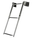 【中古】【輸入品・未使用】Seachoice 71221 Telescoping Transom Mount Ladder ? Stainless Steel ...