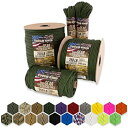 【中古】【輸入品 未使用】(300m (WOUND ON SPOOL), Camo Green) - TOUGH-GRID 340kg Paracord/Parachute Cord - Genuine Mil Spec Type IV 340kg Paracord Used by The US