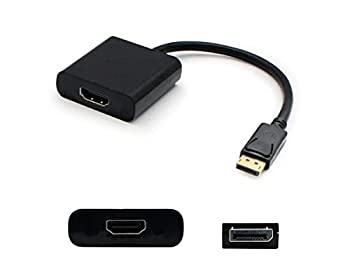 yÁzyAiEgpzAddOn DisplayPort to HDMI Adapter - HDMI adapter - DisplayPort / HDMI - DisplayPort (M) to HDMI (F) - black