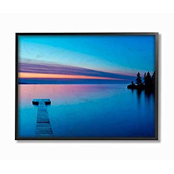 【中古】【輸入品・未使用】Stupell Industries 湖岸のドック風景写真、ジェームズ・マクロフリンによるデザイン、24 x 1.5 x 30、ブラックフレーム付き 【中古】【輸入品・未使用】Stupell Industries 湖岸のドック風景写真、ジェームズ・マクロフリンによるデザイン、24 x 1.5 x 30、ブラックフレーム付き