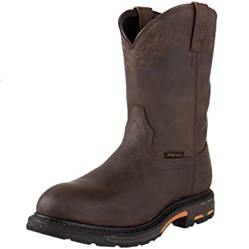 楽天スカイマーケットプラス【中古】【輸入品・未使用】ARIAT メンズ ワークホッグ プルオン H2o ワークブーツ, ブラウン, 7