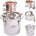 【中古】【輸入品・未使用】アルコール/スピリッツ蒸留器 自家醸造キット 蒸留酒ボイラー 給水栓付き 8ガロン/30L