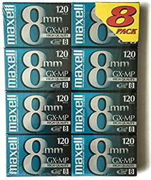 【中古】【輸入品・未使用】Maxell gx-mp高品質120ビデオカメラテープ、8パック