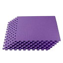 【中古】【輸入品・未使用】We Sell Mats プレミアムフォーム インターロック 抗疲労 タイル ジム PX90 心神喪失 ピラティス ヨガ エアロビクス 有酸素トレーニング 見本市(4)
