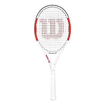 yÁzyAiEgpz(1, Red) - Wilson Six. One Team 95 Rkt W/O, Unisex Adult Tennis Racket, Unisex adult, Six.One Team 95 RKT W/O