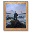 【中古】【輸入品・未使用】Caspar David Friedrichによる霧の海の上のワンダーラー。フレームサイズ:34.5 x 28.5インチ、画像サイズ:...