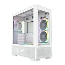 【中古】【輸入品・未使用】Montech Sky Two、デュアル強化ガラス、4X PWM ARGBファンプリインストール、ATXゲーミングミッドタワーコンピュ...
