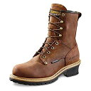 【中古】【輸入品・未使用】Carolina Boots: メンズ 8インチ 防水 ロガーブーツ CA8821, ブラック, 9