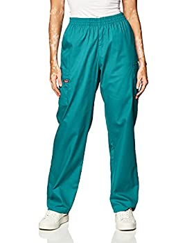 yÁzyAiEgpzDickies Women's EDS Signature Scrubs Missy Fit Pull-On Cargo Pant, Teal Blue, XX-Small