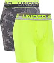 【中古】【輸入品・未使用】Under Armour ボーイズ ビッグパフォーマンスボクサーブリーフ グラファイト/イエロー YXL