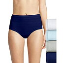 【中古】【輸入品・未使用】(ヘインズ) Hanes Ultimate レディース ブリーフパック リブ編み ストレッチ ブリーフ 下着 パック スムーズブリーフ...