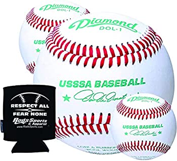 【中古】【輸入品・未使用】Diamond Sports DOL-1 USSSA レザー野球ボール ボール36個とロッド1個 断熱..
