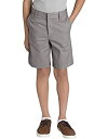 【中古】【輸入品・未使用】Dickies - - 54から362少年のフラットフロントショート(サイズ4から7), 4, Silver Grey|詳細画像