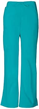 šۡ͢ʡ̤ѡDickies Women's Tall EDS Signature Scrubs Missy Fit Drawstring Cargo Pant, Teal Blue, X-Large