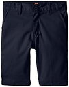 【中古】【輸入品・未使用】Dickies カーキ ボーイズ スリムフィット ストレッチ フラットフロントショーツ US サイズ: 14 カラー: ブルー