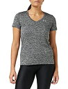 【中古】【輸入品・未使用】Under Armour 女性用 ツイスト・テック Vネック ブラック