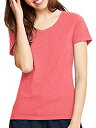 【中古】【輸入品・未使用】Hanes レディース X-Temp Vネック Tシャツ L グレー