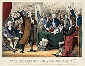 【中古】【輸入品・未使用】Posterazzi Liberty or Give Me Death Patrick Henry Delivering his Speech on The Rights of The Colonies ポスタープリント (8 x 10)
