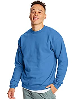 Hanes(ヘインズ) メンズ エコスマート フリース スウェットシャツ US サイズ: Medium カラー: ブルー