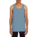 【中古】【輸入品・未使用】Volcom メンズ 無地ヘザータンクトップ US サイズ: X-Large カラー: ブルー