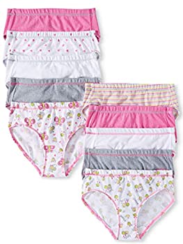 【中古】【輸入品・未使用】Hanes 幼児 ガールズ EcoSmart ブリーフ 10枚パック US サイズ: 2 / 3