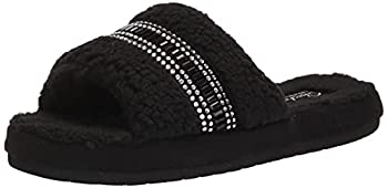 šۡ͢ʡ̤ѡSkechers Women's Cozy Slide-Bling IT Slipper, Black, 6.5