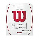 【中古】【輸入品・未使用】Wilson Revolve テニスストリング ホワイト 15ゲージ