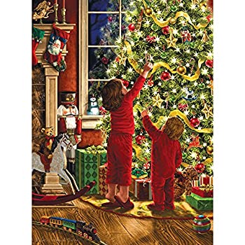 【中古】【輸入品・未使用】Bits and Pieces ? 300ピース 大きなピース装飾グリッタージグソーパズル ..