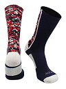 【中古】【輸入品・未使用】TCK Sports エリートパフォーマンス デジタル迷彩クルーソックス S ブルー
