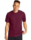 【中古】【輸入品・未使用】Hanes メンズ スポーツクールドライパフォーマンスTシャツ, マルーン, X-Large