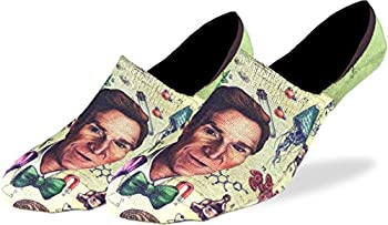 【中古】【輸入品・未使用】Good Luck Sock メンズ Bill Nye ノーショウソックス - グリーン、大人靴サイズ7〜12