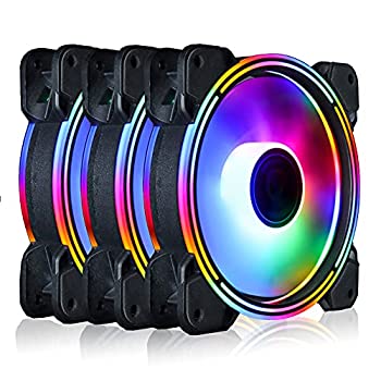 【中古】【輸入品・未使用】Conisy 120mm PWM PCケースファン 4ピン 800-2000RPM 調節可能 高気流冷却..