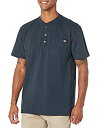 【中古】【輸入品・未使用】Dickies Men's Big-Tall Heavyweight Henley, Dark Navy, 3X-Large/Tall