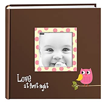 【中古】【輸入品・未使用】Pioneer Photo Albums EV-246FB/O 200-Pocket Baby Owl Printed Designer Frame Cover Photo Album, Pink by Pioneer Photo Albums