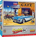 【中古】【輸入品・未使用】(Cafe Convertible Car) - MasterPieces Cruisin' Route 66 Cafe - Convertible Car 1000 Piece Jigsaw Puzzle by Hiroaki Shioya