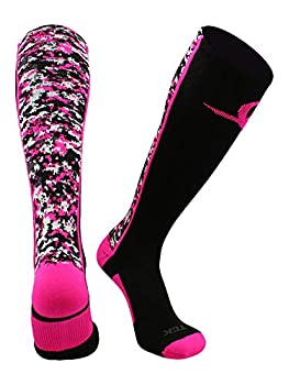 【中古】【輸入品・未使用】デジタル迷彩Aware over the calf Socksピンクリボン