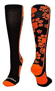 【中古】【輸入品・未使用】MadSportsStuff 靴下 クレイジー 動物の足跡の柄 ふくらはぎ丈 複数の色 M ブラック 【中古】【輸入品・未使用】MadSportsStuff 靴下 クレイジー 動物の足跡の柄 ふくらはぎ丈 複数の色 M ブラック
