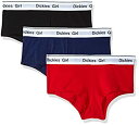 【中古】【輸入品・未使用】Dickies 女児用 ボーイショーツ 3枚パック US サイズ: X-Large
