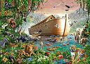 【中古】【輸入品・未使用】Posterazzi Noah's Ark ジャンボポスタープリント エイドリアン・チェスターマン作 (18 x 9)