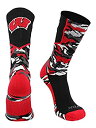 【中古】【輸入品・未使用】TCK Sports ウィスコンシン大学バッジャーズウッドランドカモフラージュクルーソックス S ブラック
