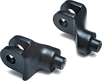 KuryakynブラックSplined Footpeg Adapters 8874